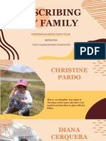 Describing My Family: Christian Alejandro Pardo Tique Instructor Deisy Liliana Moreno Rodriguez
