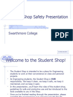 Student Shop Safety Presentation: Swarthmore College