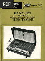 Download BK Model 747 Dyna-Jet Tube Tester Manual by Rodney Cluff Jr SN48542397 doc pdf