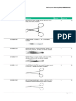 Position No. Item Code Description Quantity Weight (G) : Set Proposal: Suturing Set (GUINMA06544S)