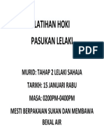 Latihan Hoki