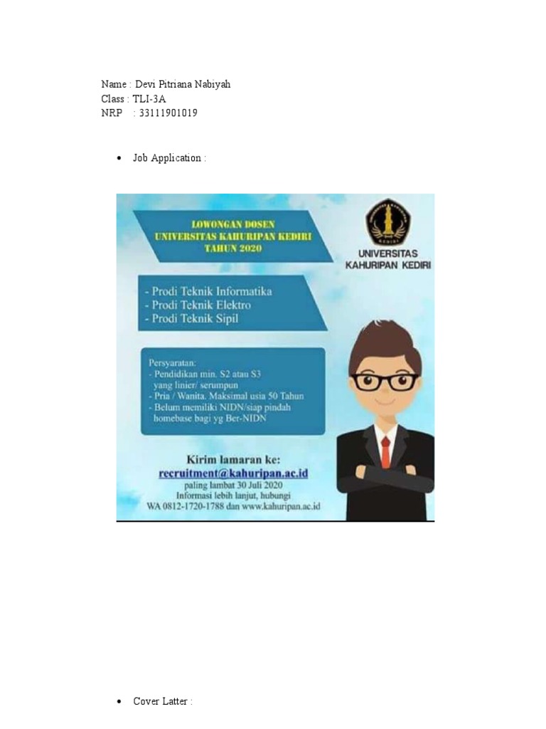 Name: Devi Pitriana Nabiyah Class: TLI-3A NRP: 33111901019 | PDF