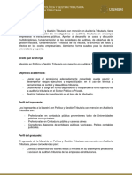 Maestría en Política y Gestión Tributaria Con Mención en Auditoría Tributaria PDF