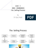 Unit I - Selling Process