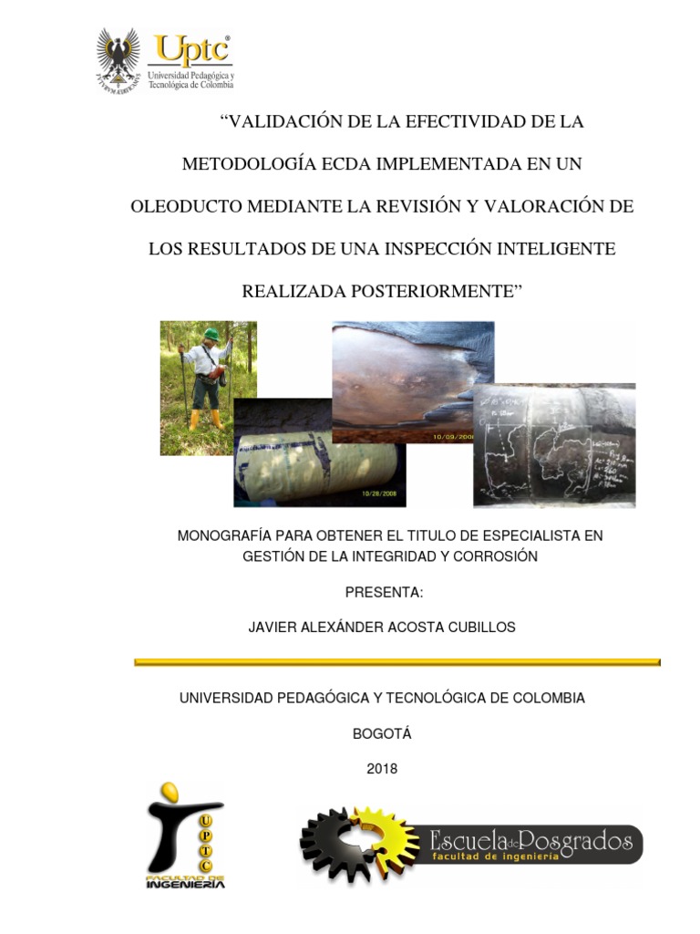 Metodologia ECDA 2020 PDF | PDF | Validez (Estadísticas) | Tubería ...