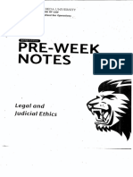 San Beda Pre Week - Legal Ethics 2019 PDF