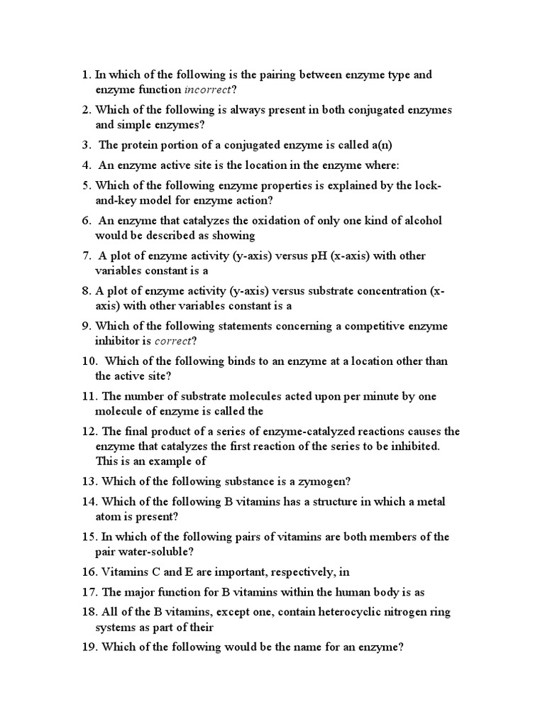 Review Questions For Online Pre Final Exam | PDF | Electron Transport ...
