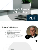 R. Gagne's Heirarchy of Learning