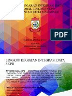 Materi Kadis - Integrasi Data Pada Workshop Situasi Terkini Integrasi Data - Penulis by Muhammad Akbal Amir