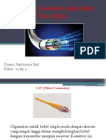 Tipe-Tipe Konektor Pada Kabel Fiber Optik