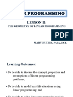 Linear Programming Geometry: Graphical Approach to Solving LP Problems