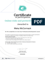 Esafety Commissioner Certificate