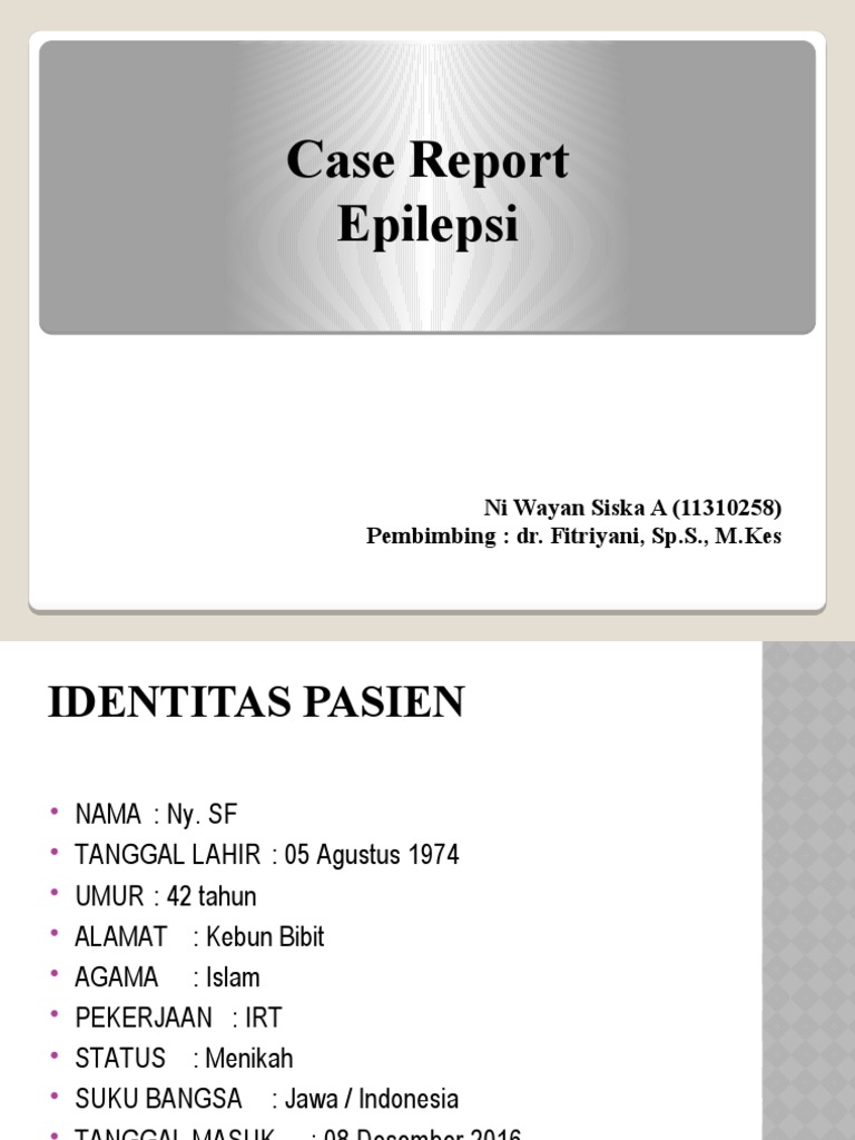Case Report Neuro PDF