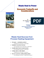 Waste Heat To Power: Economic Tradeoffs and Considerations