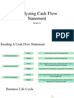 (S-13) Analyzing Cash Flow Statement