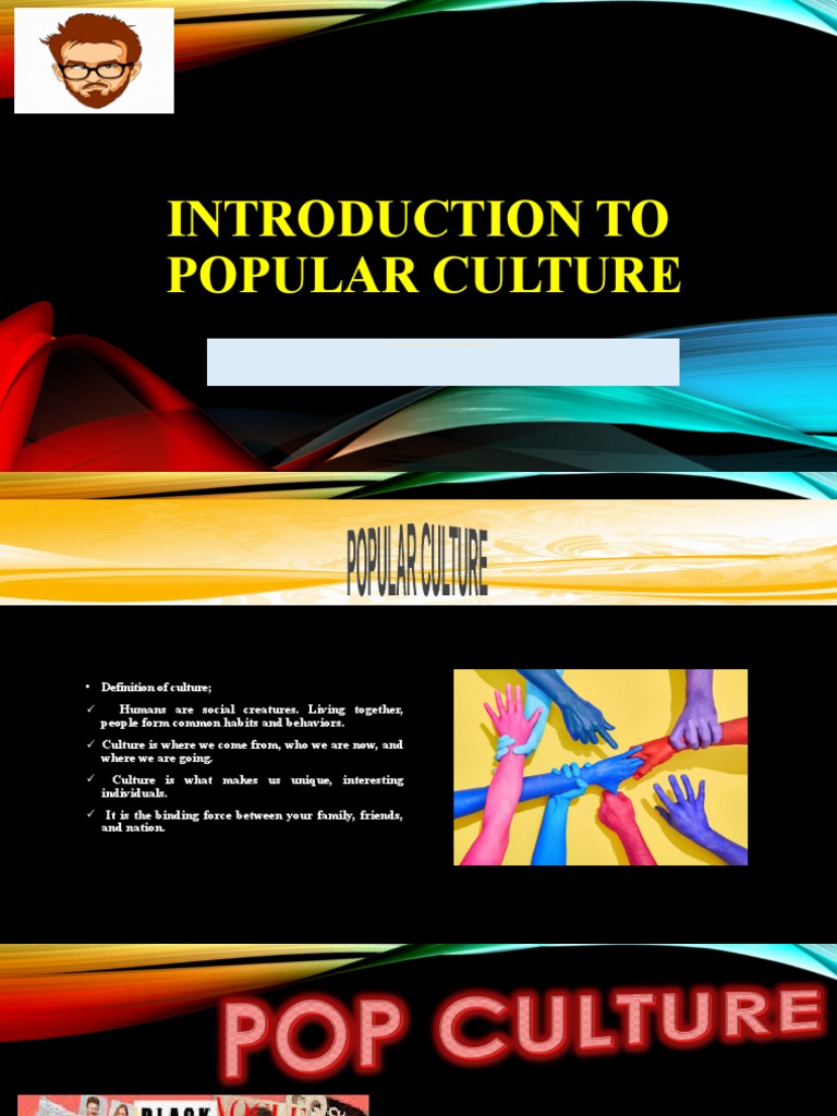 Introduction To Popular Culture PDF Popular Culture