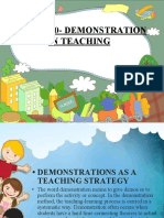 Lesson 10-Demonstration in Teaching