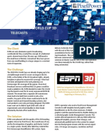 Espn Brand World Cup 3D Telecasts: The Client