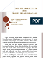 Model Dan Proses Belajar Bahasa