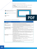 Visual inspection areas of interest for IGU glass panes