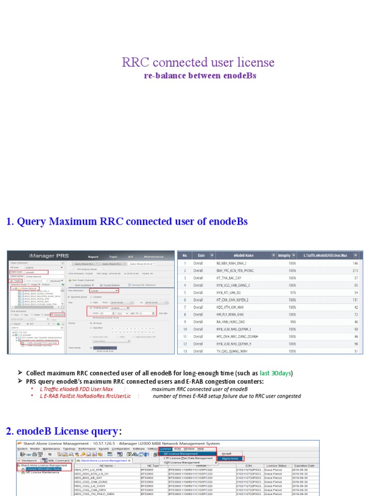 RRC Connected User License Management | PDF | Computing | Computer ...