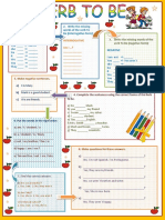 Write The Missing Words of The Verb To Be (Interrogative Form) : Affirmative