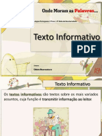 Texto informativo guia