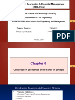 Chapter 6 Construction Economics and Finance in Ethiopia