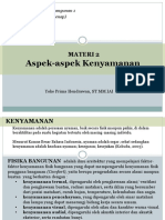 Materi 2 Aspek-Aspek Kenyamanan 10102020