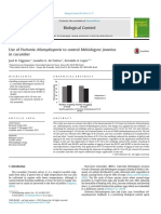 Use of Pochonia Chlamydosporia To Control Meloidogyne Javanica in Cucumber PDF