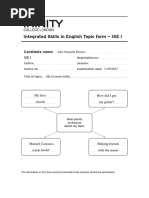Grade 5 Topic Form for B1 Exam | PDF