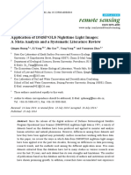 Remote Sensing: Application of DMSP/OLS Nighttime Light Images: A Meta-Analysis and A Systematic Literature Review