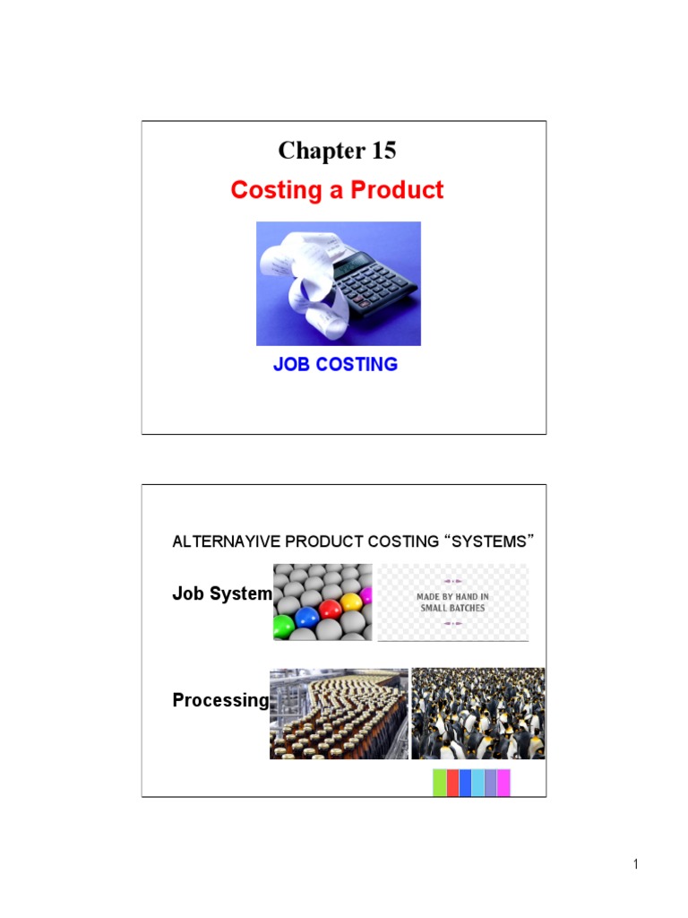 Job Costing Systems Explained | PDF | Cost Of Goods Sold | Inventory