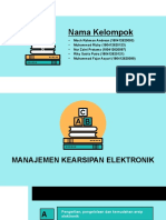 Manajemen Kearsipan Elektronik