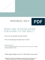 Material Self: Module #3: Unpacking The Self