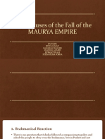 Main Causes of The Fall of The Maurya Empire