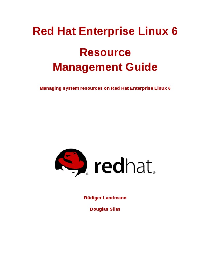 Red Hat Enterprise Linux 6 Resource Management Guide | PDF | Process ...