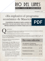 2017-12-04 - ¿Es Explosivo El Programa Económico de Mauricio Macri
