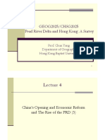 GEOG2025/CHSG2025 Pearl River Delta and Hong Kong: A Survey
