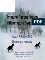 Presentation Immune Reconstitution Inflammatory Syndrome Joseph Berger - en PDF
