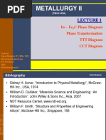 W1 - 2 Lecture 1 - 2 Fe3C Digram and IT CCT Diagram PDF