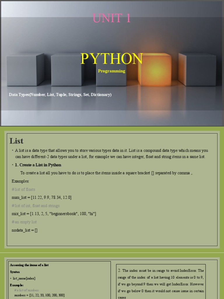 Python PDF Bracket Data Type