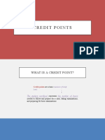 Credit Points: Prepared by Alina Troian and Daria Shabetia