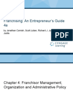 Franchising: An Entrepreneur's Guide 4e: by Jonathan Comish, Scott Julian, Richard J. Judd and Robert T. Justis