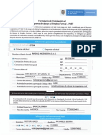 Formulario de Postulacion Al Programa de Apoyo Al Empleo Formal