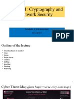 ECS401: Cryptography and Network Security: Module 1: Introduction