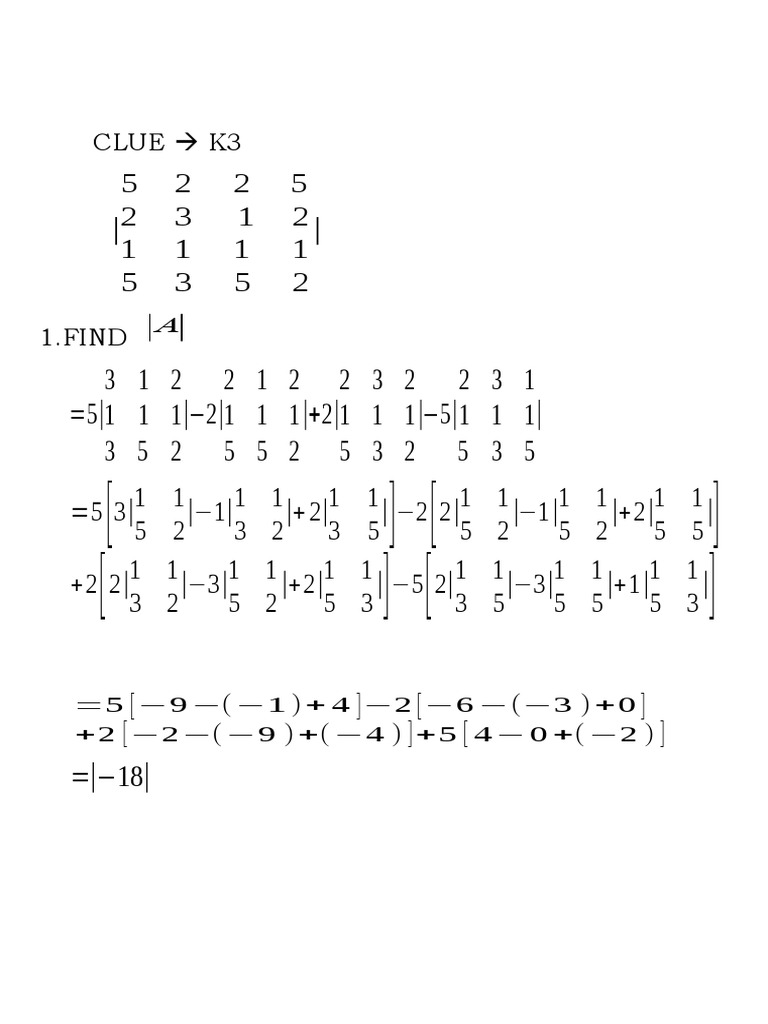 Decoding a Mathematical Cipher | PDF | Matrix Theory | Linear Algebra