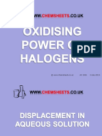 Chemsheets AS 1066 Halogen Oxidising Power