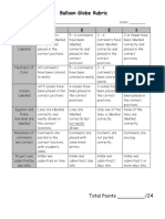 Globes Rubric