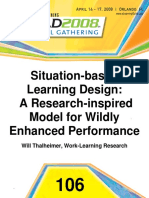 Situation-Based Learning Design: A Research-Inspired Model For Wildly Enhanced Performance